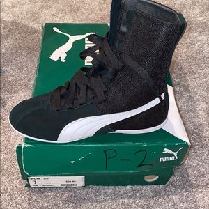 Puma hi textured sneakers size 7